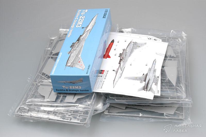 Сборная модель T-22M3 Backfire C (1:72) в масштабе 1:72 Trumpeter Сборная модель T-22M3 Backfire C (1:72) Trumpeter