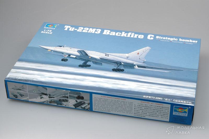 Сборная модель T-22M3 Backfire C (1:72) в масштабе 1:72 Trumpeter Сборная модель T-22M3 Backfire C (1:72) Trumpeter