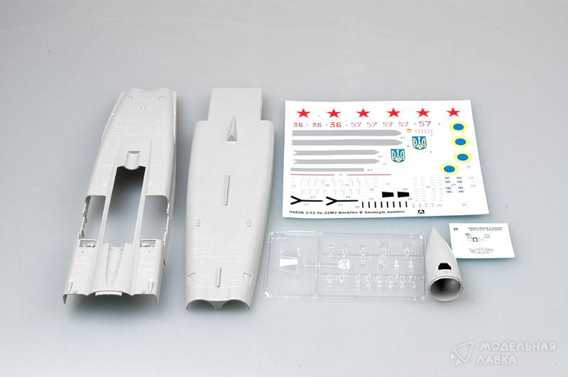 Сборная модель T-22M3 Backfire C (1:72) в масштабе 1:72 Trumpeter Сборная модель T-22M3 Backfire C (1:72) Trumpeter