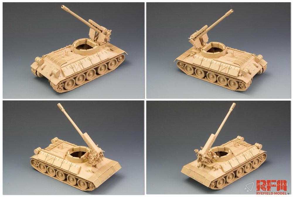 Сборная модель T-34/D30 122mm Syrian Self-Propelled Howitzer в масштабе 1:35 Rye Field Models Сборная модель T-34/D30 122mm Syrian Self-Propelled Howitzer Rye Field Models