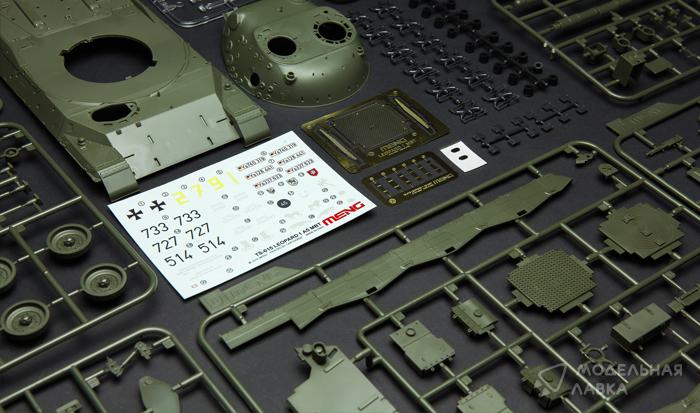 Сборная модель танк German main battle tank LEOPARD 1 A5 в масштабе 1:35 Meng Сборная модель танк German main battle tank LEOPARD 1 A5 Meng