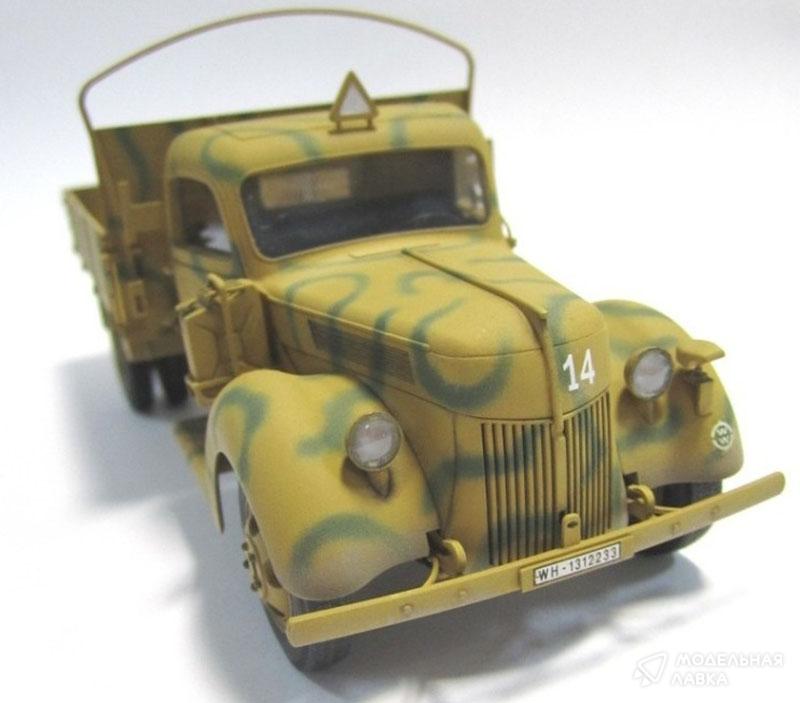 Сборная модель V3000S (производства 1941 г.), Германский армейский грузовик в масштабе 1:35 ICM Сборная модель V3000S (производства 1941 г.), Германский армейский грузовик ICM