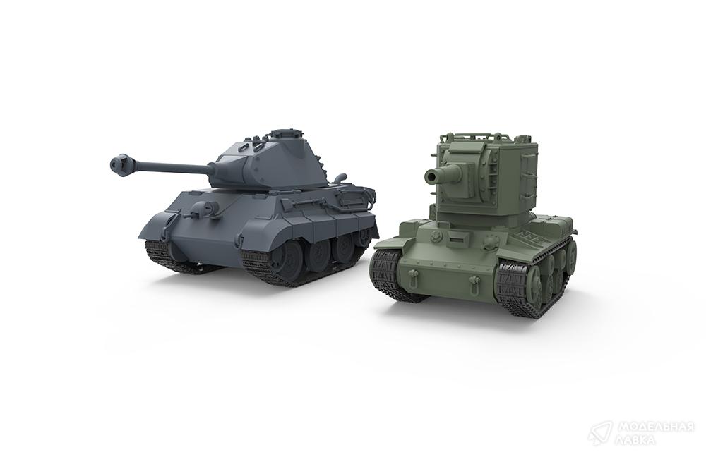 Сборная модель World War Toons King Tiger (Porsche Turret) German Heavy Tank Meng Сборная модель World War Toons King Tiger (Porsche Turret) German Heavy Tank Meng