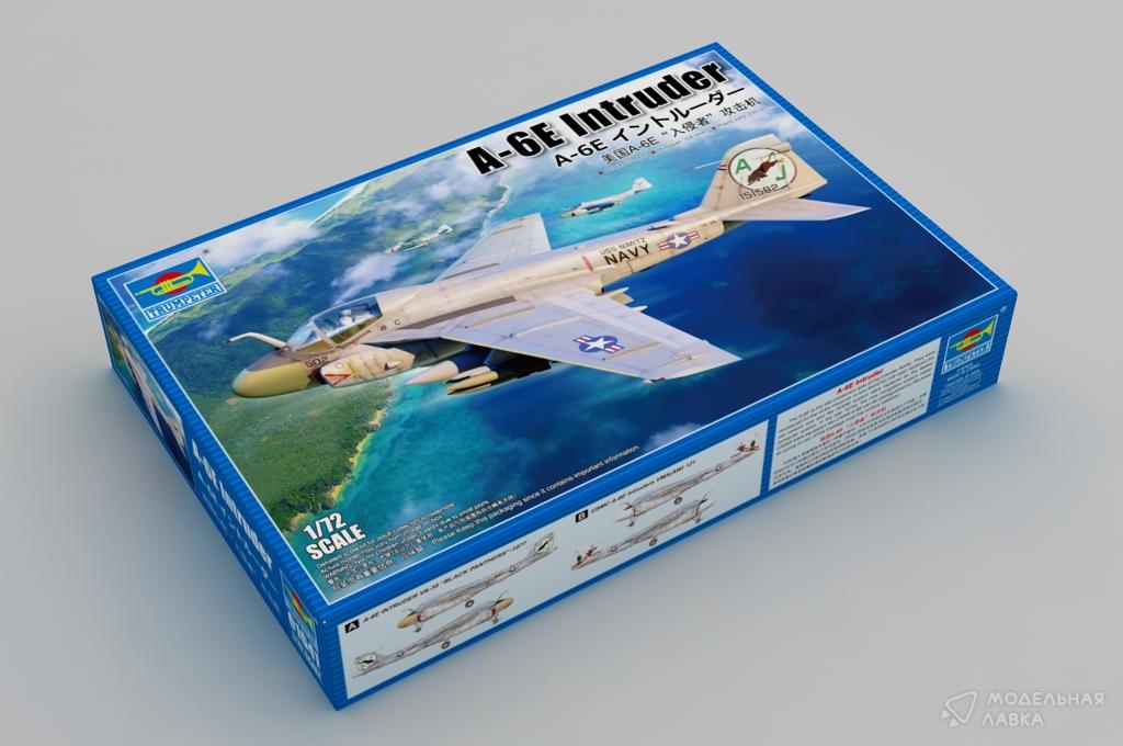 Сборная модель A-6E Intruder в масштабе 1:72 Trumpeter Сборная модель A-6E Intruder Trumpeter