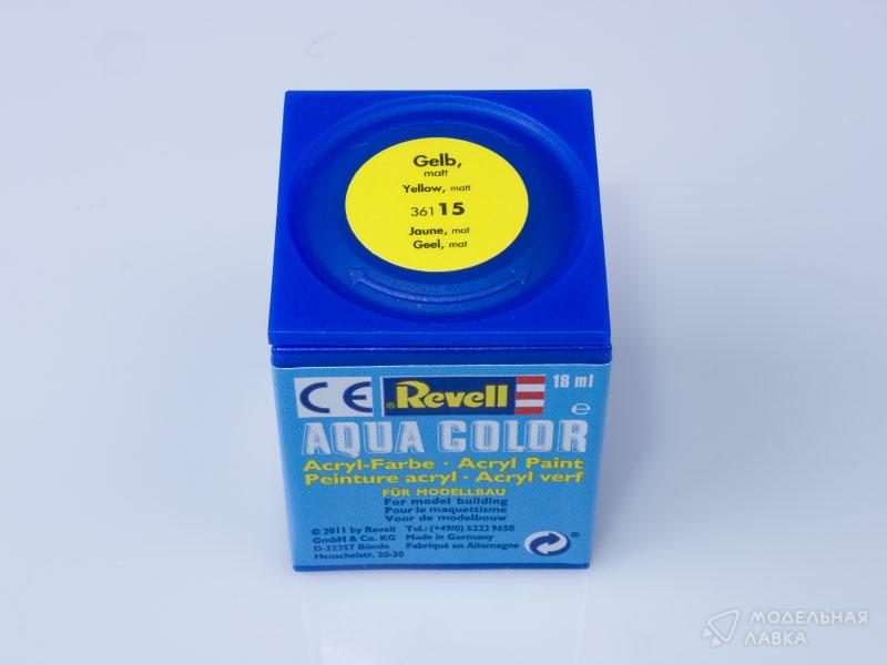 Аква-краска желтая, матовая Revell Аква-краска желтая, матовая Revell