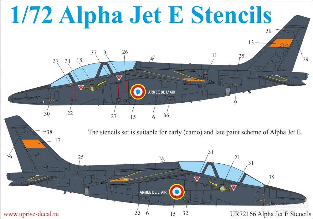 Alpha Jet E stencils+insignia UpRise Alpha Jet E stencils+insignia UpRise