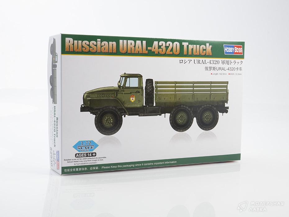 Сборная модель армейский грузовик Russian 4320 в масштабе 1:72 Hobby Boss Сборная модель армейский грузовик Russian 4320 Hobby Boss