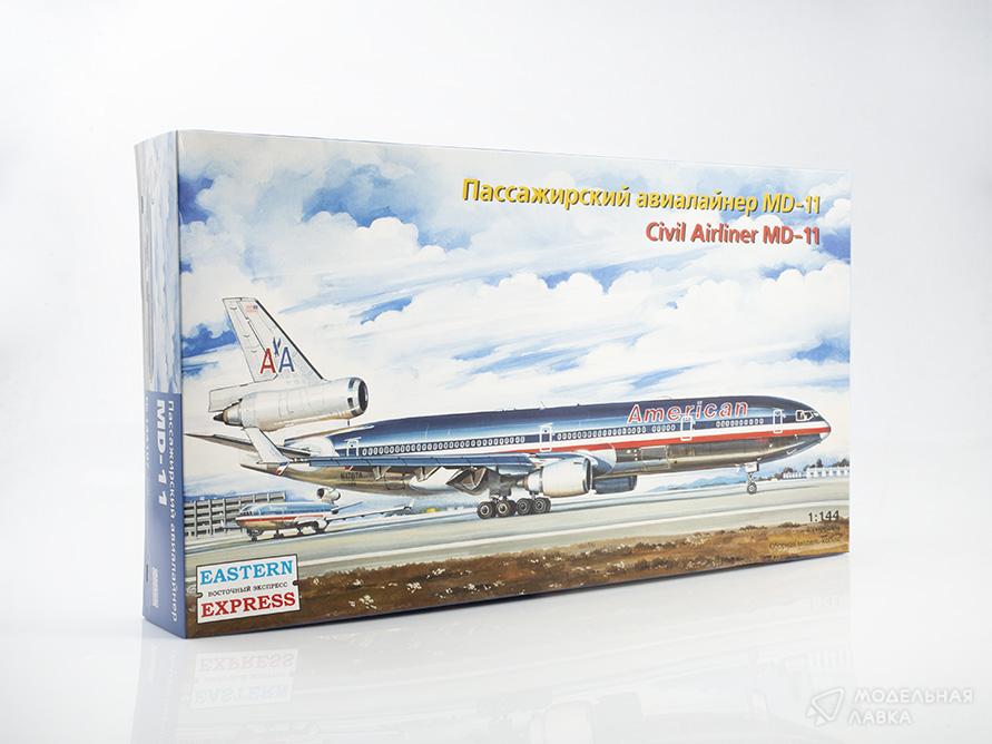 Сборная модель авиалайнер MD-11 GEAAmerican Airlines в масштабе 1:144 Восточный Экспресс Сборная модель авиалайнер MD-11 GEAAmerican Airlines Восточный Экспресс