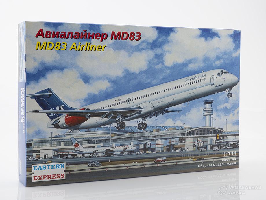 Сборная модель авиалайнер MD-80 SAS в масштабе 1:144 Восточный Экспресс Сборная модель авиалайнер MD-80 SAS Восточный Экспресс
