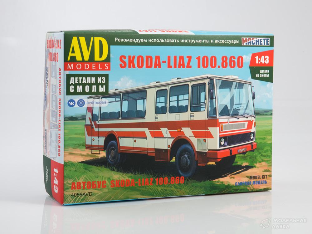 Сборная модель автобус Skoda-Liaz 100.860 в масштабе 1:43 AVD Models Сборная модель автобус Skoda-Liaz 100.860 AVD Models