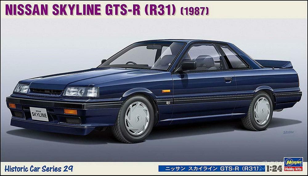 Сборная модель автомобиль Nissan Skyline Gts-R (R31) в масштабе 1:24 Hasegawa Сборная модель автомобиль Nissan Skyline Gts-R (R31) Hasegawa