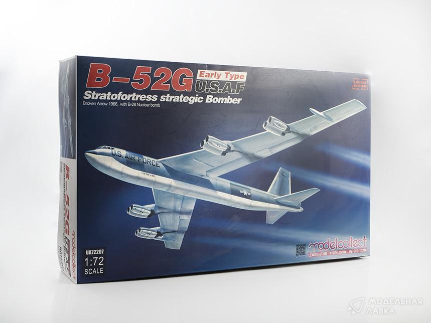 Сборная модель B-52G Early Type U.S.A.F Stratofortress Strategic Bomber в масштабе 1:72 Modelcollect Сборная модель B-52G Early Type U.S.A.F Stratofortress Strategic Bomber Modelcollect
