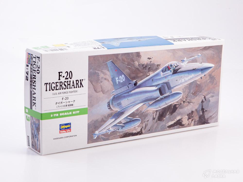 Сборная модель Cамолет F-20 TIGERSHARK B3 в масштабе 1:72 Hasegawa Сборная модель Cамолет F-20 TIGERSHARK B3 Hasegawa