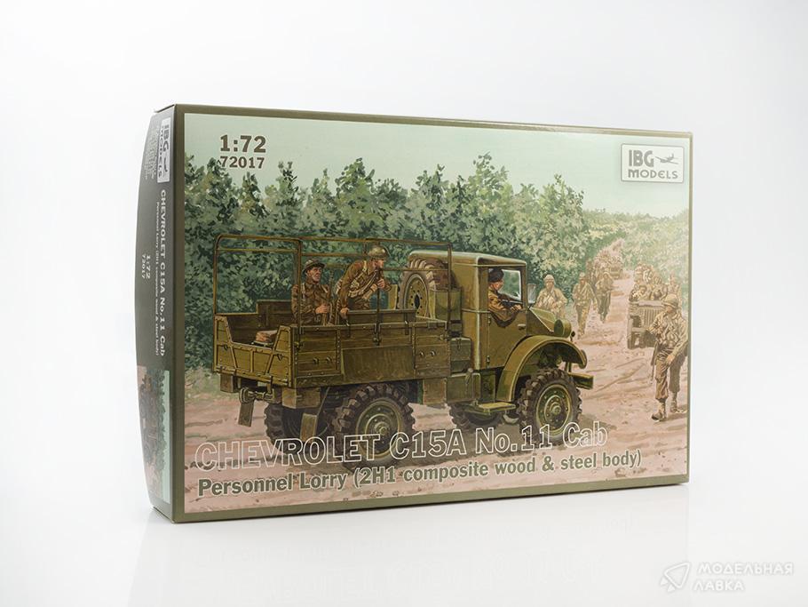 Сборная модель Chevrolet C15A No.11 Cab Personnel Lorry в масштабе 1:72 IBG Models Сборная модель Chevrolet C15A No.11 Cab Personnel Lorry IBG Models