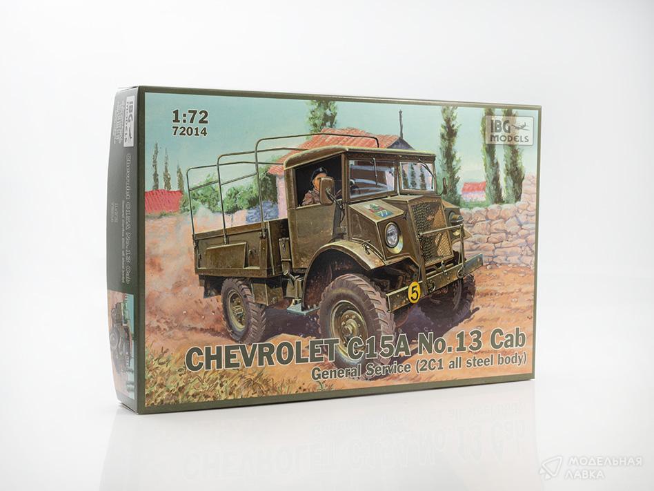 Сборная модель Chevrolet C15A No.13 Cab General Service в масштабе 1:72 IBG Models Сборная модель Chevrolet C15A No.13 Cab General Service IBG Models