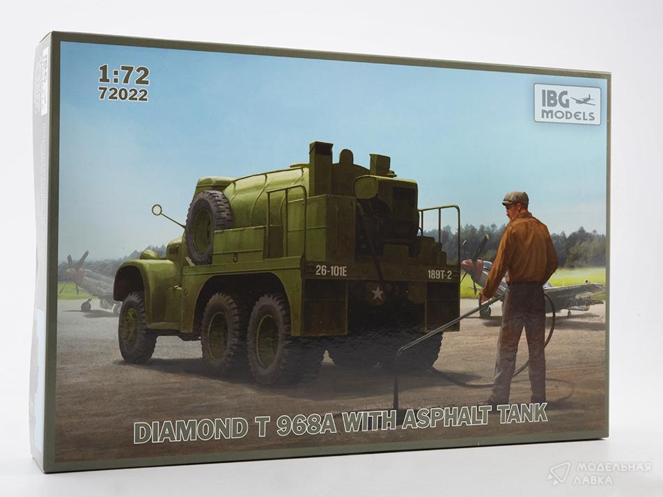 Сборная модель Diamond T 968A with asphalt tank в масштабе 1:72 IBG Models Сборная модель Diamond T 968A with asphalt tank IBG Models