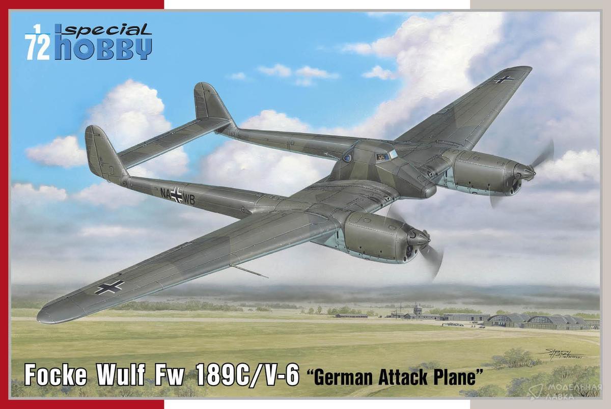 Сборная модель Focke Wulf Fw 189C/V-6 в масштабе 1:72 Special Hobby Сборная модель Focke Wulf Fw 189C/V-6 Special Hobby
