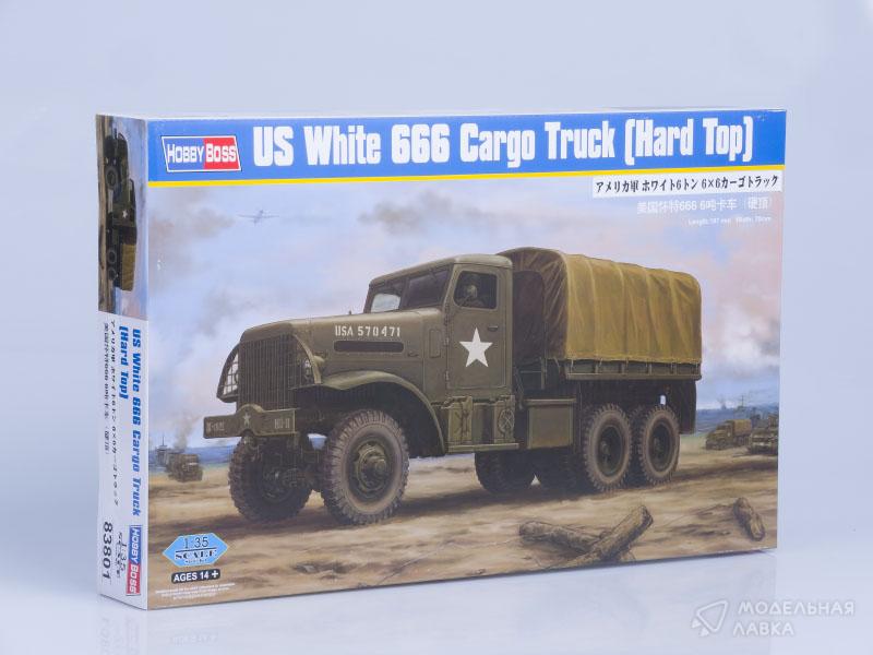 Сборная модель грузовик US White 666 Cargo (Hard Top) в масштабе 1:35 Hobby Boss Сборная модель грузовик US White 666 Cargo (Hard Top) Hobby Boss