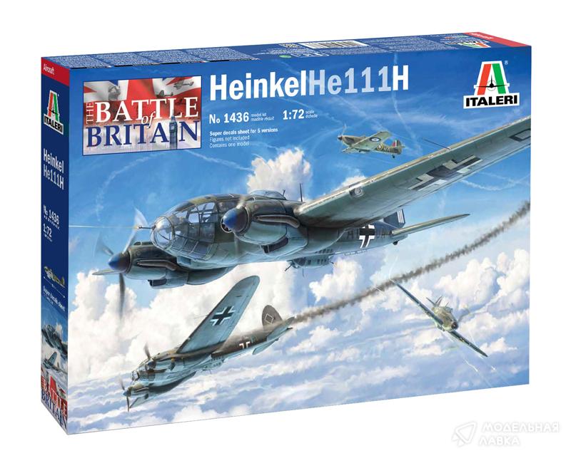 Сборная модель Heinkel He 111H в масштабе 1:72 Italeri Сборная модель Heinkel He 111H Italeri