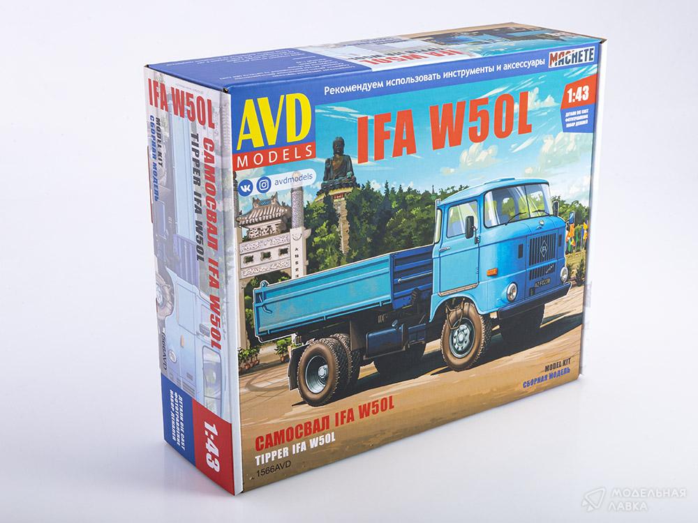 Сборная модель IFA W50L самосвал в масштабе 1:43 AVD Models Сборная модель IFA W50L самосвал AVD Models