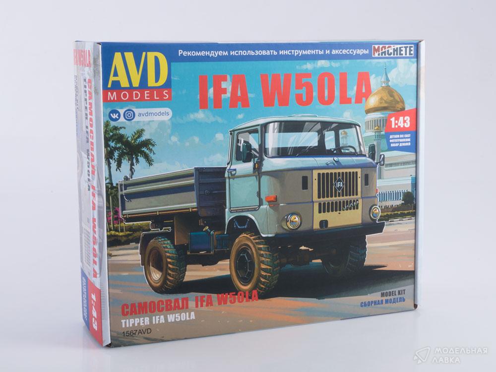 Сборная модель IFA W50LA самосвал в масштабе 1:43 AVD Models Сборная модель IFA W50LA самосвал AVD Models