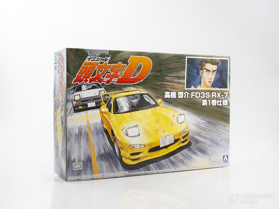 Сборная модель Keisuke Takahashi FD3S RX-7 Specification Volume 1 в масштабе 1:24 Aoshima Сборная модель Keisuke Takahashi FD3S RX-7 Specification Volume 1 Aoshima