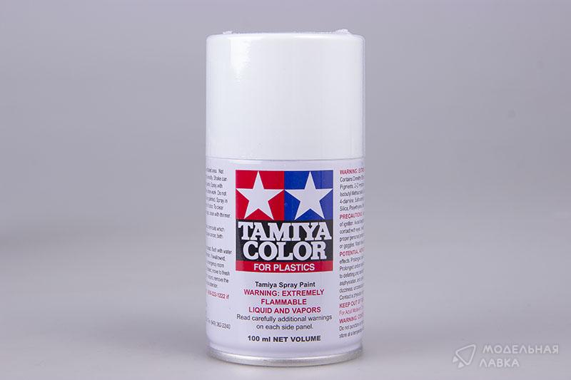 Краска-спрей (Pure white) TS-26 Tamiya Краска-спрей (Pure white) TS-26 Tamiya
