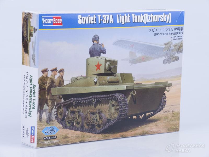 Сборная модель легкий танк Soviet T-37A Light Tank (Izhorsky) в масштабе 1:35 Hobby Boss Сборная модель легкий танк Soviet T-37A Light Tank (Izhorsky) Hobby Boss