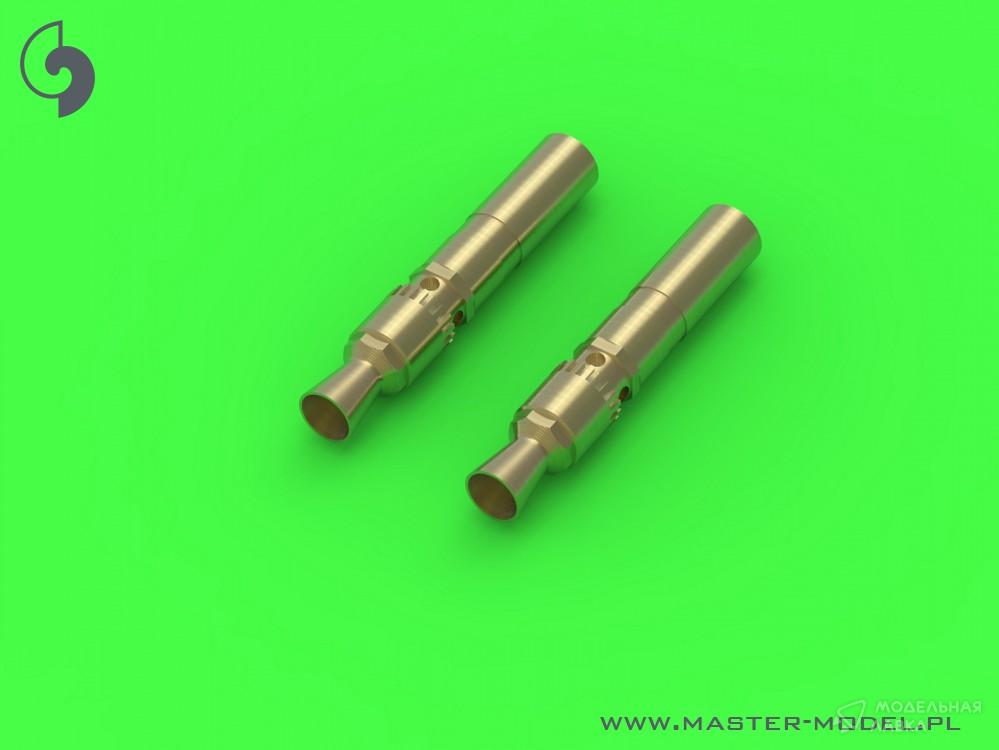 MG-34 - немецкие наконечники стволов пулемета (турельные) (2шт) MASTER MG-34 - немецкие наконечники стволов пулемета (турельные) (2шт) MASTER