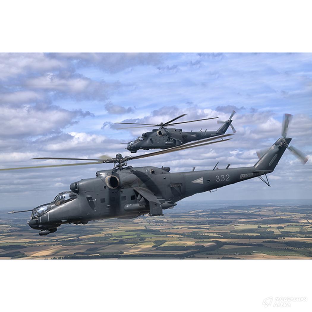 Сборная модель Mi-24P Hind-F в масштабе 1:48 Trumpeter Сборная модель Mi-24P Hind-F Trumpeter
