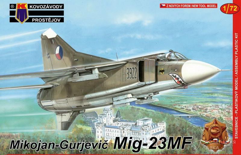 Сборная модель MiG-23MF в масштабе 1:72 Kovozavody Prostejov Сборная модель MiG-23MF Kovozavody Prostejov