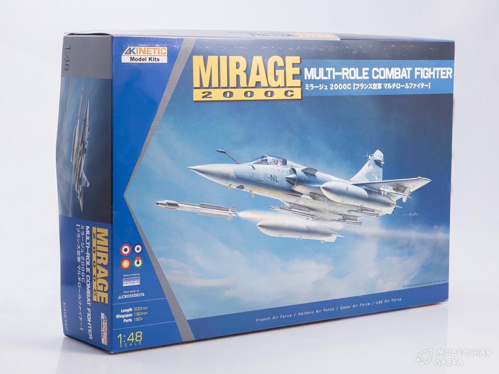 Сборная модель Mirage 2000C Multi-role Combat Fighter в масштабе 1:48 KINETIC Сборная модель Mirage 2000C Multi-role Combat Fighter KINETIC