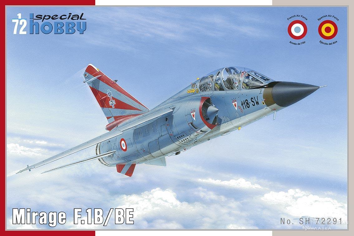Сборная модель Mirage F.1B в масштабе 1:72 Special Hobby Сборная модель Mirage F.1B Special Hobby