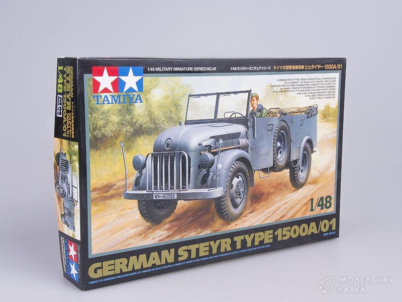 Сборная модель немецкий автомобиль Steyr Type 1500A/01 с 1 фигурой Tamiya