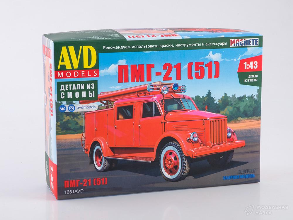 Сборная модель ПМГ-21(51) в масштабе 1:43 AVD Models Сборная модель ПМГ-21(51) AVD Models