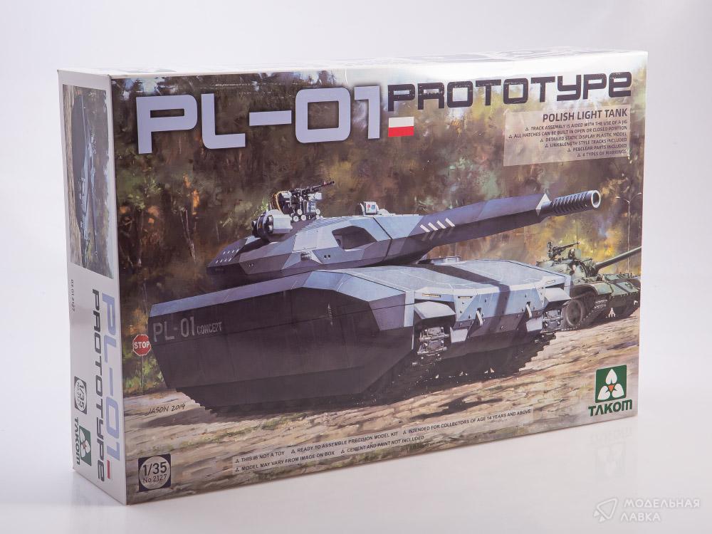Сборная модель Polish PL-01 Prototype light tank в масштабе 1:35 TAKOM Сборная модель Polish PL-01 Prototype light tank TAKOM