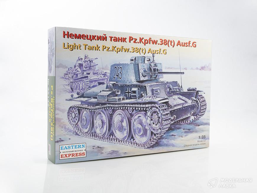 Сборная модель PZ.KPW 38(T) AUST.G Немецкий танк в масштабе 1:35 Восточный Экспресс Сборная модель PZ.KPW 38(T) AUST.G Немецкий танк Восточный Экспресс