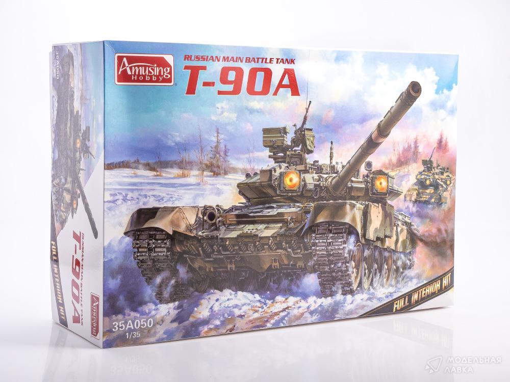 Сборная модель Russian MBT T-90A в масштабе 1:35 Amusing Hobby Сборная модель Russian MBT T-90A Amusing Hobby
