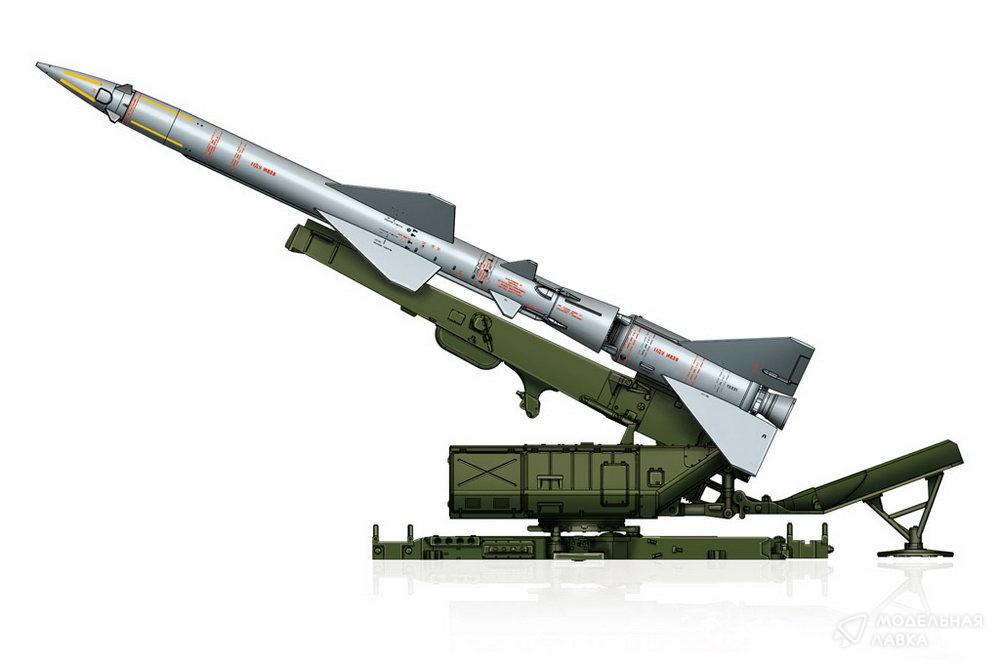 Сборная модель Sam-2 Missile with Launcher Cabin в масштабе 1:72 Hobby Boss Сборная модель Sam-2 Missile with Launcher Cabin Hobby Boss