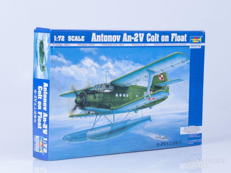 Сборная модель самолет Ан-2М на поплавках в масштабе 1:72 Trumpeter Сборная модель самолет Ан-2М на поплавках Trumpeter