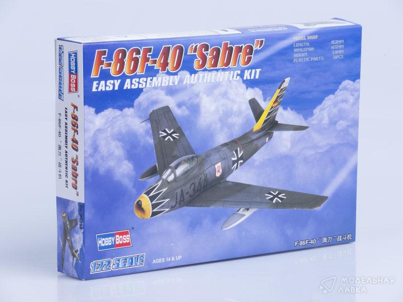 Сборная модель самолет F-86F-40"Sabre" в масштабе 1:72 Hobby Boss Сборная модель самолет F-86F-40"Sabre" Hobby Boss