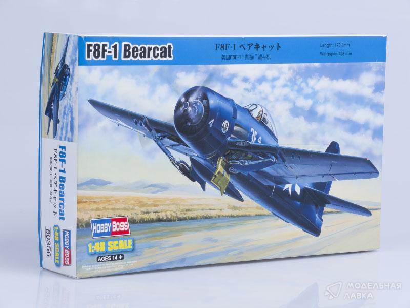 Сборная модель самолет F8F-1 Bearcat в масштабе 1:48 Hobby Boss Сборная модель самолет F8F-1 Bearcat Hobby Boss