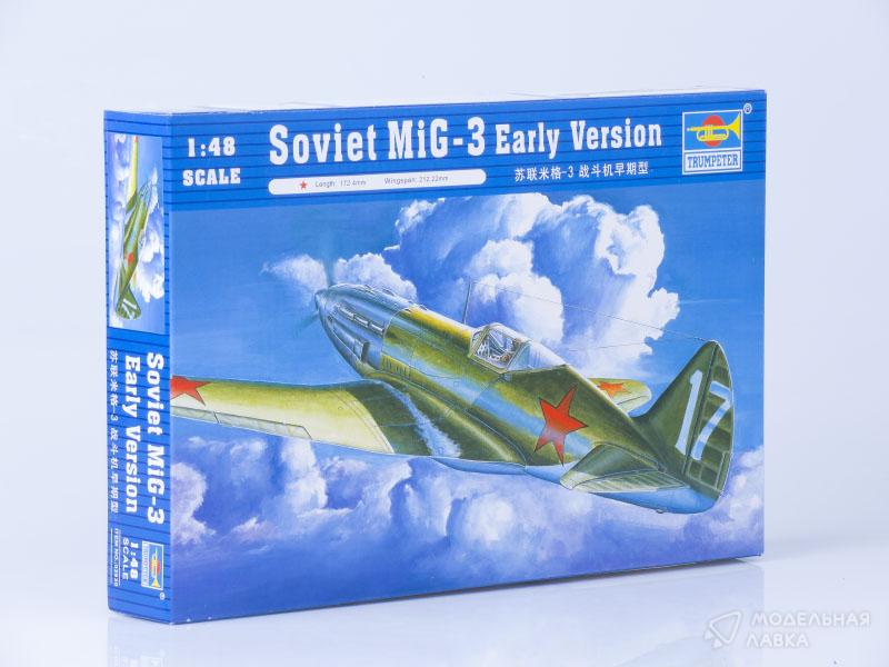 Сборная модель самолет Миг-3 (ранняя версия) в масштабе 1:48 Trumpeter Сборная модель самолет Миг-3 (ранняя версия) Trumpeter