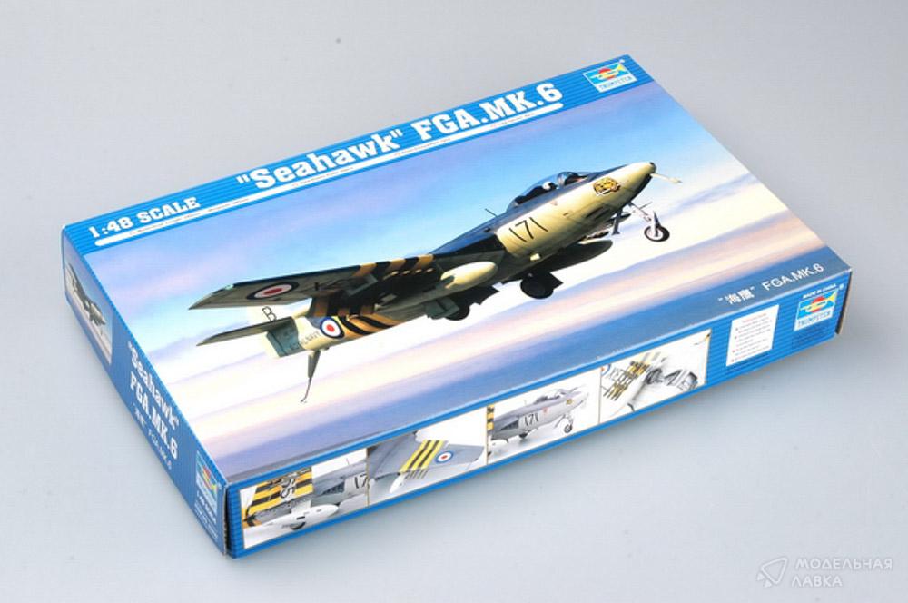 Сборная модель самолет Seahawk FGA.MK.6 в масштабе 1:48 Trumpeter Сборная модель самолет Seahawk FGA.MK.6 Trumpeter