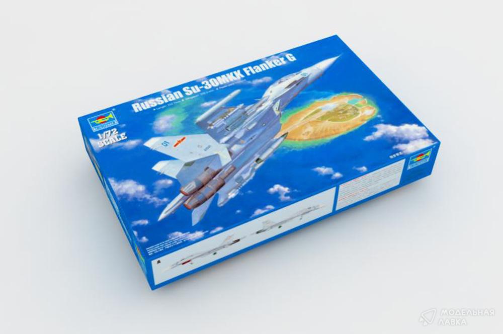 Сборная модель самолет СУ-30МКК (Flanker G) в масштабе 1:72 Trumpeter Сборная модель самолет СУ-30МКК (Flanker G) Trumpeter