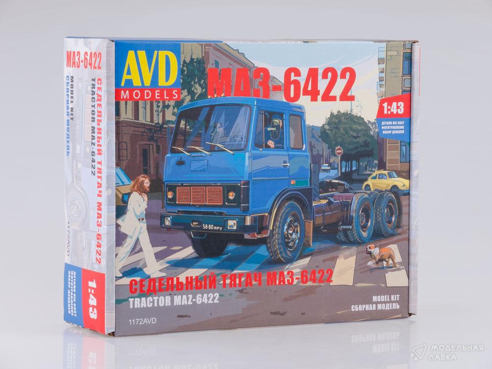 Сборная модель МАЗ-6422 ранний в масштабе 1:43 AVD Models Сборная модель МАЗ-6422 ранний AVD Models