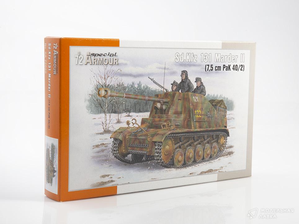 Сборная модель Sd.Kfz 131 Marder II (7,5 cm PaK 40/2) в масштабе 1:72 Special Hobby Сборная модель Sd.Kfz 131 Marder II (7,5 cm PaK 40/2) Special Hobby