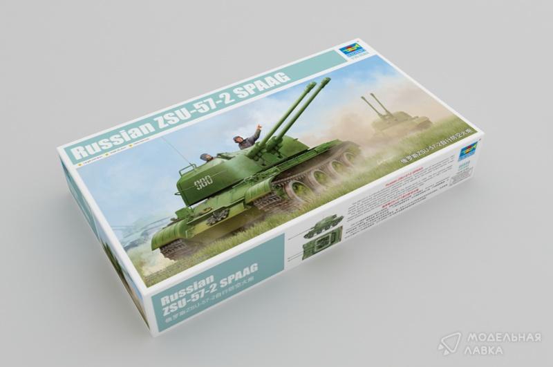 Сборная модель Soviet ZSU-57-2 SPAAG в масштабе 1:35 Trumpeter Сборная модель Soviet ZSU-57-2 SPAAG Trumpeter