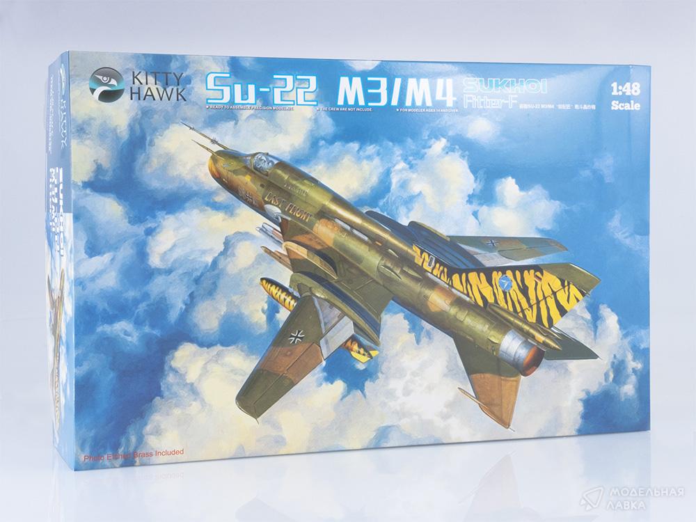Сборная модель Sukhoi Su-22 M3/M4 в масштабе 1:48 Kitty Hawk Сборная модель Sukhoi Su-22 M3/M4 Kitty Hawk