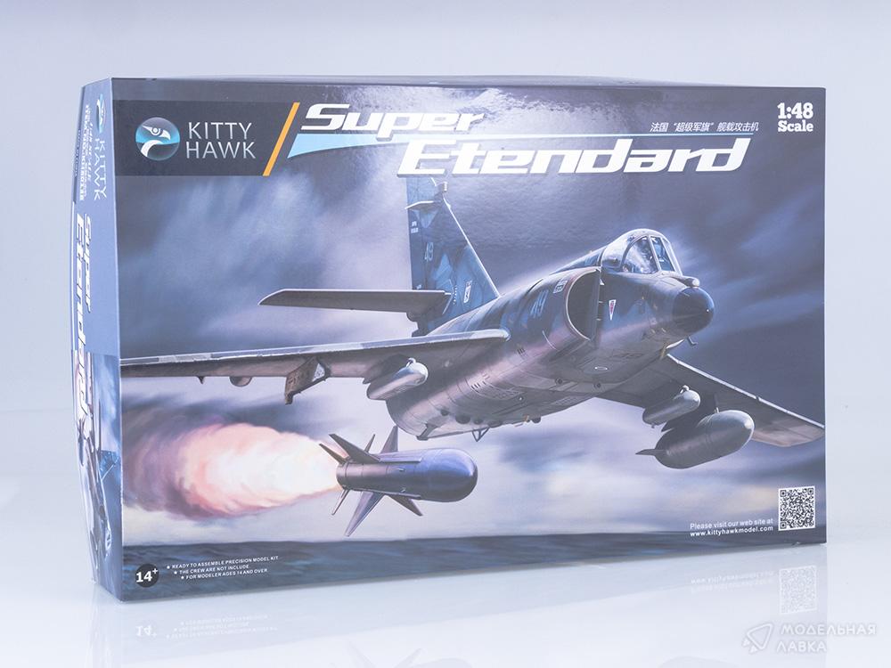 Сборная модель Super Etendard в масштабе 1:48 Kitty Hawk Сборная модель Super Etendard Kitty Hawk